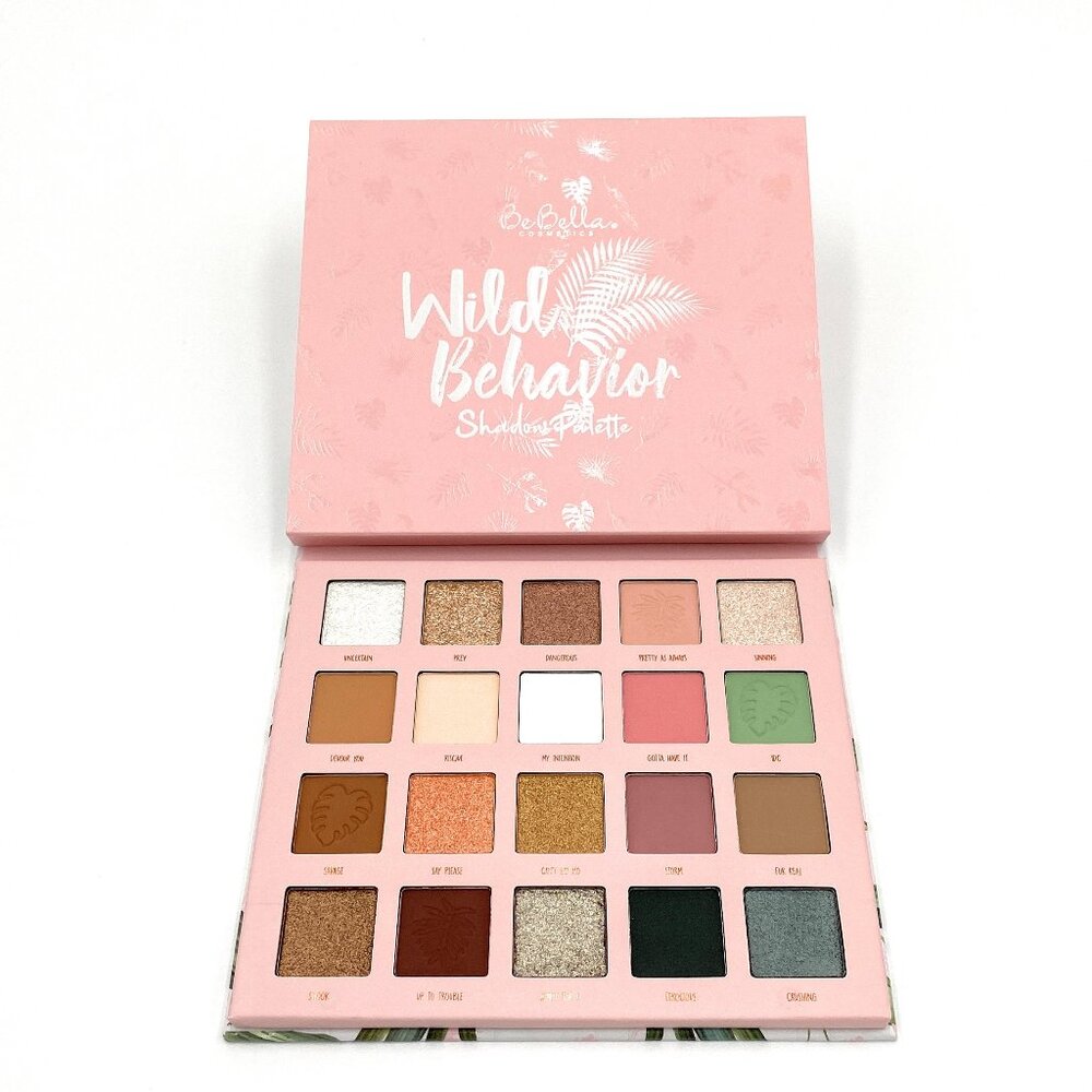 Wild Behavior Eyeshadow Palette by BeBella Cosmetics – Vibrant Shades